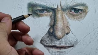 Drawing HyperRealistic Portrait LIVE using Faber Castell Polychromos Colored Pencil [upl. by Tennos]