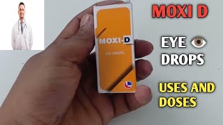 MOXIFLOXACIN EYE DROPS  MOXI D EYE DROP HINDI [upl. by Ailemap]