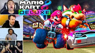 Streamers Rage While Playing Mario Kart 8 Compilation RAGE Compilation [upl. by Celene230]