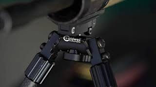 MUST SEE Hunting Gear Review Caldwell Accumax Premium Carbon Fiber Pic Rail Bipod with Twist Lo [upl. by Maisie799]