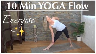 10 Min Yoga Flow Class to Energise amp Invoke Clarity [upl. by Malik]