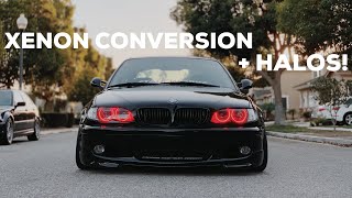 DIY Xenon Conversion  Halos  BMW E46 [upl. by Ennyleuqcaj]