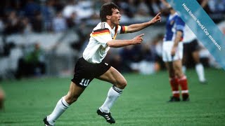 Matthäus scored great goals against Yugoslavia in 1990 World Cup  Most iconic World Cup moments [upl. by Aicened]