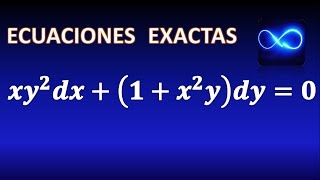 43 Ecuación diferencial exacta resuelta en 3 pasos Ejercicio resuelto [upl. by Nylesaj125]