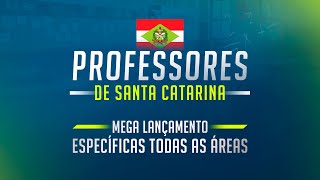 Concurso Professores SC  Mega Lançamento [upl. by Uamak]