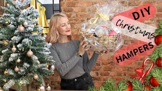 3 DIY Christmas Hamper Ideas  Home Bargains Holiday Gift Baskets Dollar Tree [upl. by Dorreg449]