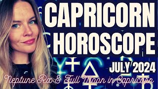 CAPRICORN July 2024 Monthly Horoscope [upl. by Olbap]