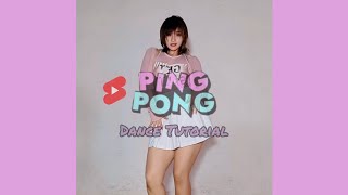 HyunAampDAWN PING PONG  Dance Tutorial  Mirror  Slow  Sandie G shorts [upl. by Agarhs]