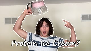 Trying Greg Doucettes Protein Ice Cream Anabolic Ice Cream [upl. by Pierette]