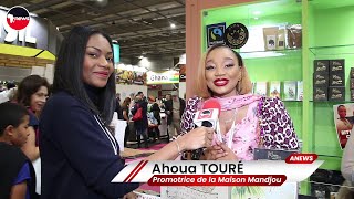 Ahoua TOURÉ Fondatrice de la Maison Mandjou au SALON DU CHOCOLAT 2023 [upl. by Rolan]