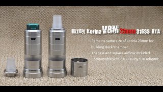 2FdealULTON Korina V8M 25mm RTA [upl. by Yonina]