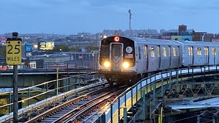 R143 L train at Broadway junction [upl. by Igiul421]