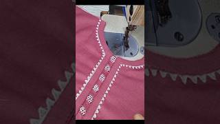 Latest Neck Design With Joint lace With Sewing Tips And Tricks shorts shortsfeed sewinghacks [upl. by Worl]