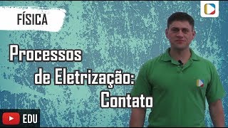 Física  Processos de Eletrização Contato [upl. by Aicek]