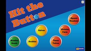 Hit The Button  Doubles  Multiples of 10  Up to 100  Beat our score Fun Kids Cool Maths Games [upl. by Aaren743]