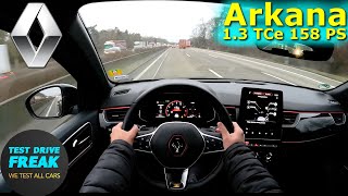 2023 Renault Arkana 13 TCe 160 158 PS HIGH SPEED AUTOBAHN DRIVE POV [upl. by Eednim]