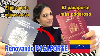 PRECIO DEL PASAPORTE VENEZOLANO VS PASOPORTE ESPAÑOL [upl. by Grace]