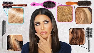 STOP using the WRONG BRUSH for your HAIR TYPE [upl. by Bogey]