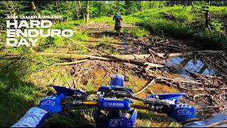 2024 YAMAHA WR450F  HARD ENDURO DAY [upl. by Erdried844]