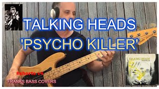 Psycho Killer – TALKING HEADS  FRANKS BASS COVERS shorts [upl. by Nylirrehs]