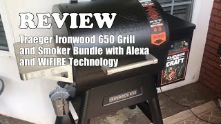 Traeger Grills Ironwood 650 Wood Pellet Grill amp Smoker  Review [upl. by Nawtna]