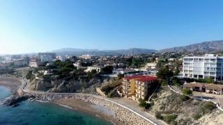 Drone flight over villajoyosa spain [upl. by Yhtuv605]