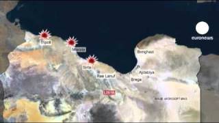 Libia raid su Tripoli e Sirte [upl. by Yerdua383]