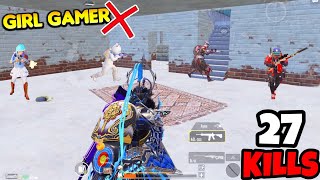 Why I Dont Kill Girl Gamers • 27 KILLS • BGMI Gameplay [upl. by Hael]