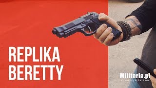 Wiatrówka pistolet Beretta Elite II  prezentacja Militariapl [upl. by Abebi766]