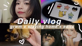 GRWM日常妆容 Daily Vlog  elynleonggg [upl. by Tirreg]