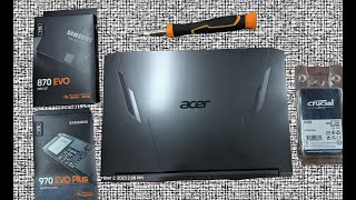 TECH SERIES  HOW TO UPGARDE ACER NITRO 5 MODEL AN515 57 [upl. by Gabe]