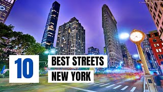 Top 10 Best Streets in New York  NYC Travel Guide [upl. by Ekaterina]