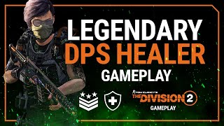 The Division 2  Legendary DPS HealerHybrid Gameplay [upl. by Aihsemot]