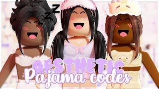 Aesthetic Pajamas Outfit Codes For Bloxburg  Roblox [upl. by Trixi672]