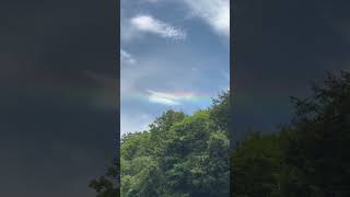 Floating by a firerainbow shorts lakesounds circumhorizontalarc [upl. by Gylys729]