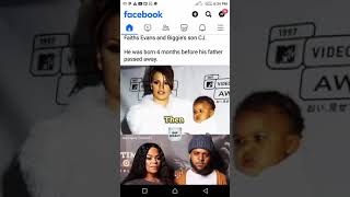 Faith Evans and Biggies son CJThen and now [upl. by Solenne]