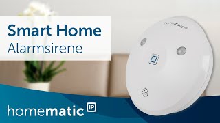 Alarmsirene  einfach erklärt  Homematic IP [upl. by Anyad]