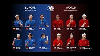 NICK KYRGIOS VS ROGER FEDERER Road Laver cup 2017 LIVE HD PART 1 [upl. by Amann]