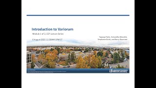 Variorum Lectures  module 1 [upl. by Besnard]