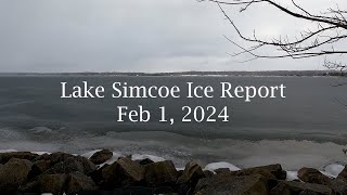 Lake Simcoe Ice Report February 1 2024  Sad Story For Ice Fishing [upl. by Matthaus]