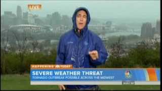 Mike Seidel The Today Show Cincinnati Midwest Tornado Threat 11172013 [upl. by Breed]