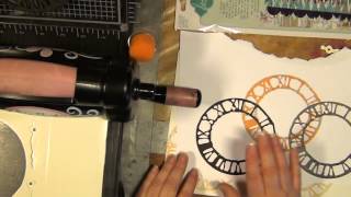 HOW TO MAKE STAMPS OUT OF THICK FUNKY FOAM WITH SIZZIX TIM HOLTZ DIES [upl. by Felicia451]