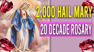 2000 Hail Mary Rosary for Our Families [upl. by Fishbein]