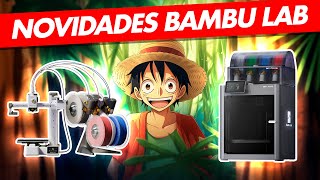 NOVAS IMPRESSORAS 3D Bambu A1 Mini e X1E  Maker World e mais [upl. by Sirah]