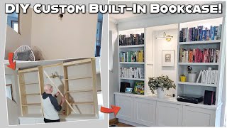 Build Your Own Custom Bookcase BuiltIn [upl. by Scherle]