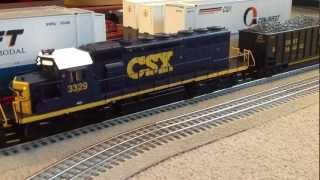 Lionel CSX 3329 With Mixed Freight [upl. by Mcbride]