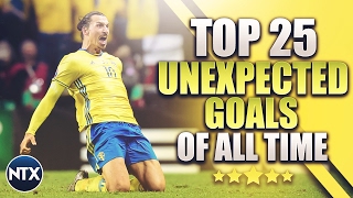 Top 25 Unexpected Goals Of All Time [upl. by Anastos592]