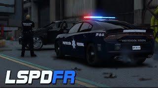 Mucha accion LSPDFR 9  Protección federal [upl. by Girardi]