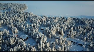 LomaVietonen Holiday Village in Lapland Finland  Village de Vacances Laponie Finlande [upl. by Bartlet]