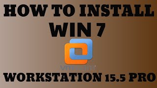 How to install Windows 7 in Vmware workstation 155 pro  2020 [upl. by Alveta]